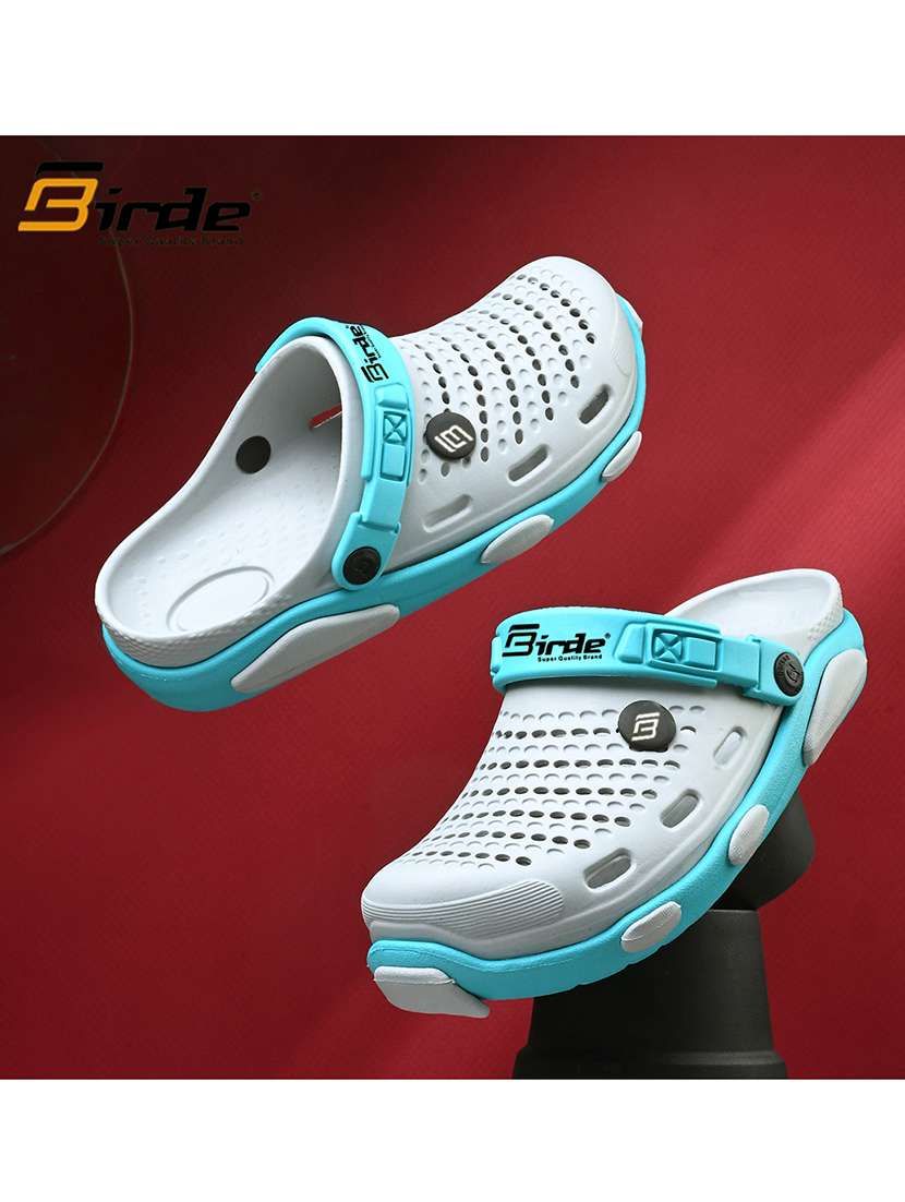 men grey slip on clog - 22480525 -  Standard Image - 1