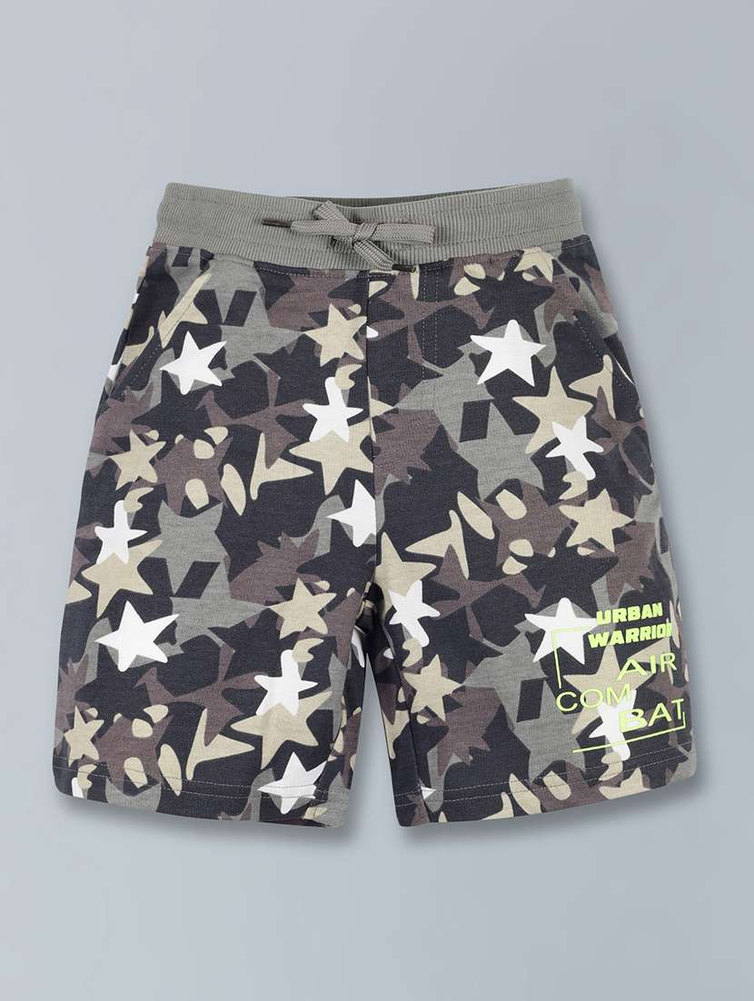 boys multi colored cotton shorts set twin sets & dungree - 22480628 -  Standard Image - 4