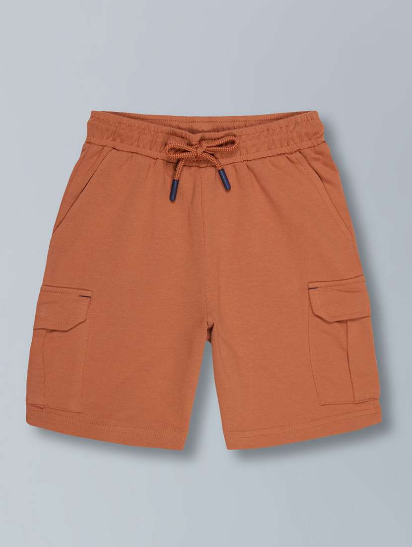 boys multi colored cotton shorts set twin sets & dungree - 22480633 -  Standard Image - 4