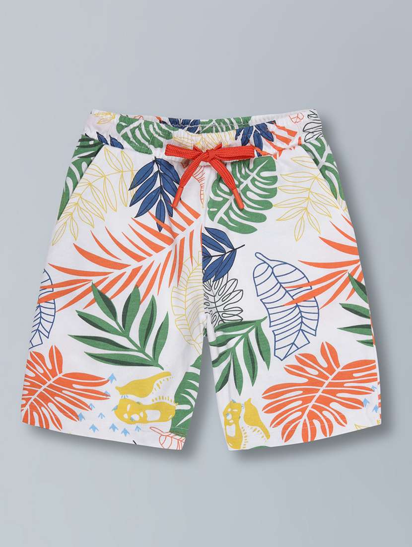 boys white cotton shorts set co-ords set - 22480636 -  Standard Image - 4
