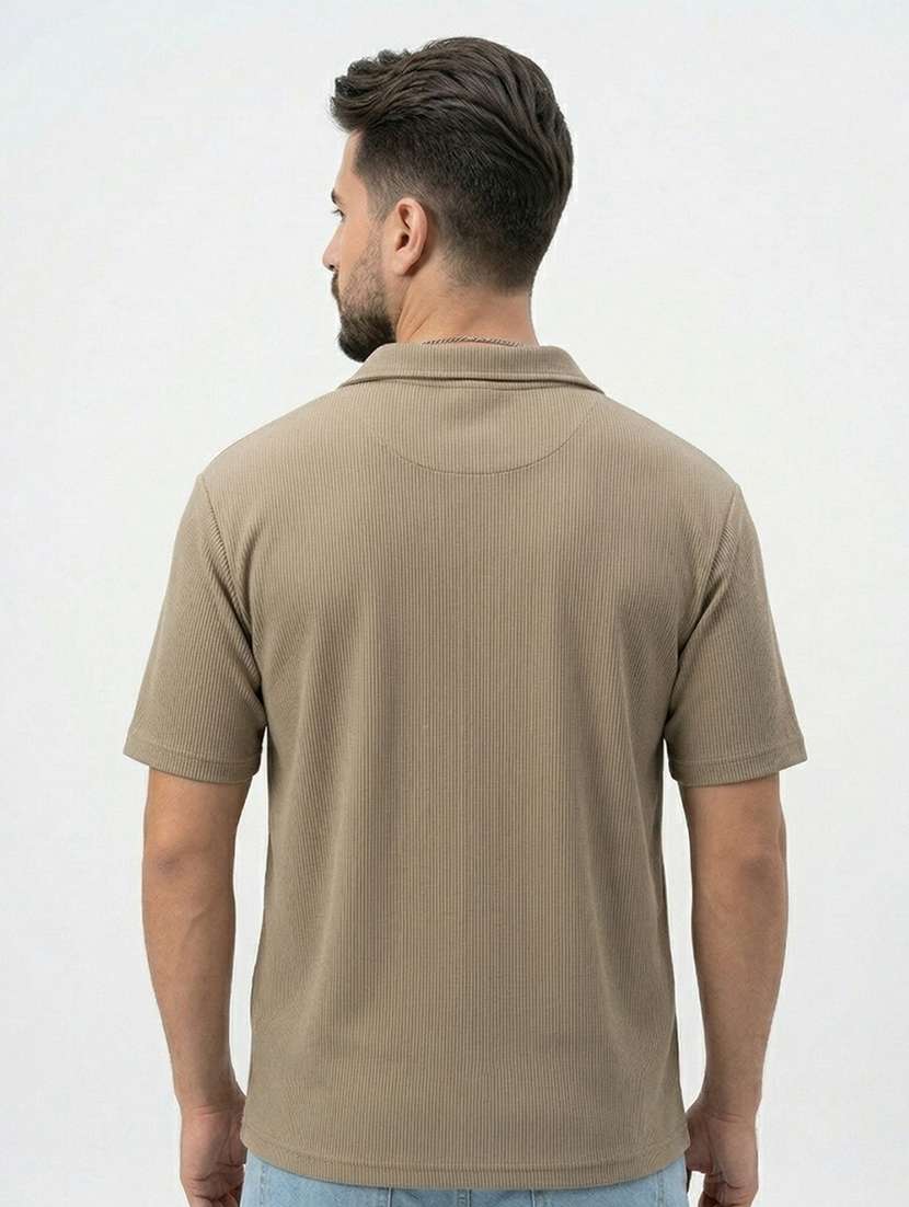 men self design short sleeve regular fit polo t-shirt - 22480697 -  Standard Image - 4