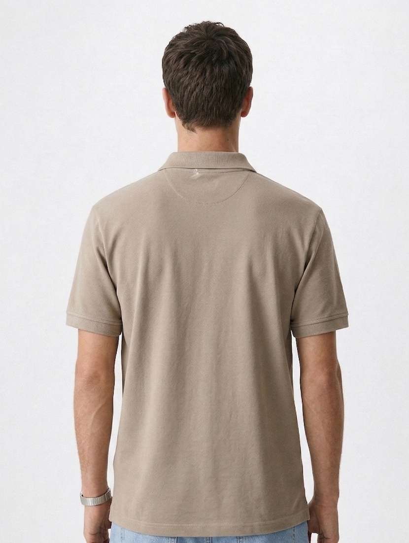men striped short sleeve regular fit polo t-shirt - 22480727 -  Standard Image - 4