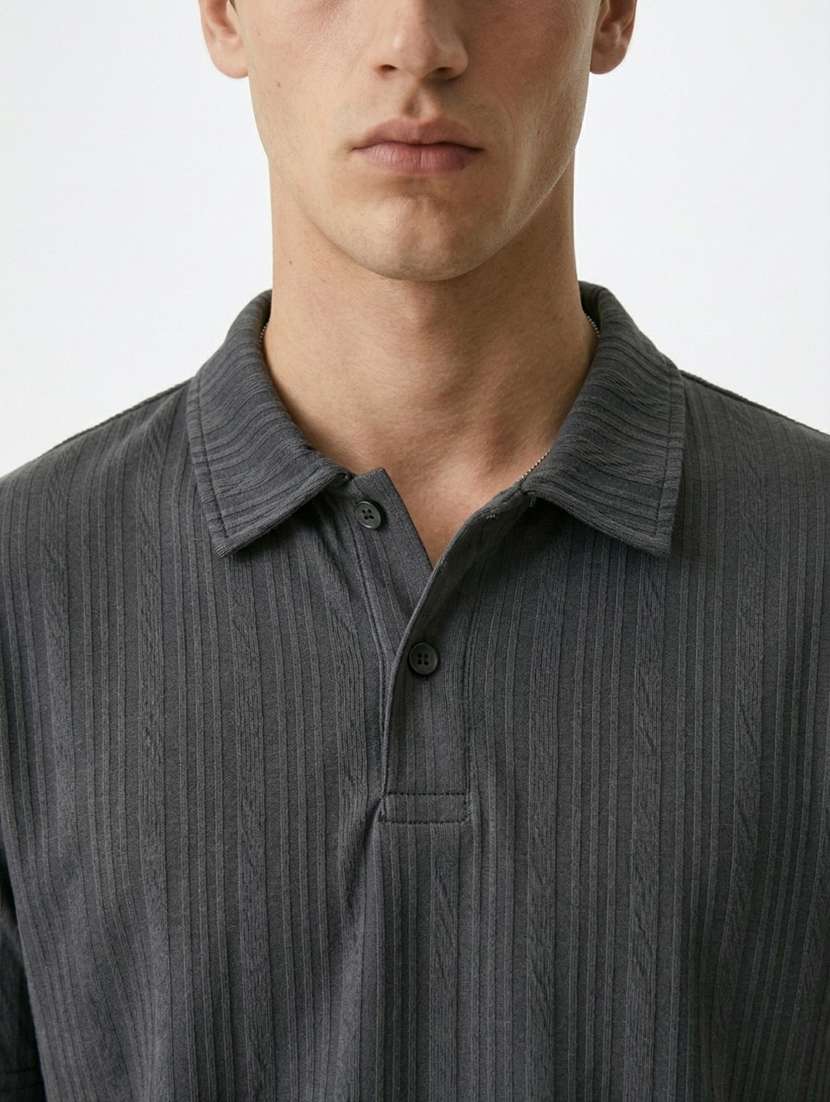 men self design short sleeve regular fit polo t-shirt - 22480808 -  Standard Image - 1