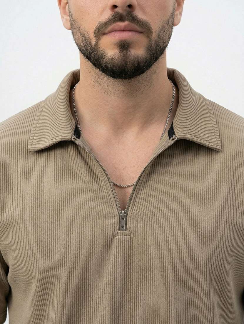 men self design short sleeve regular fit polo t-shirt - 22480847 -  Standard Image - 1