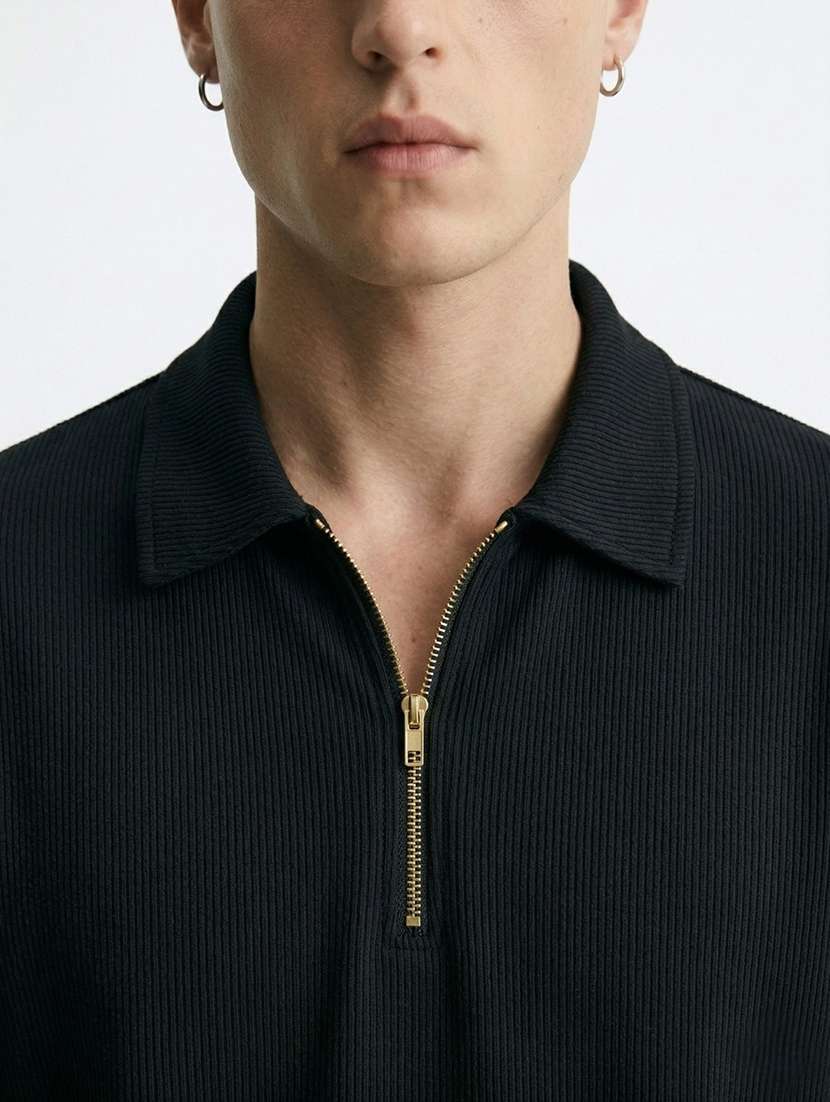 men self design short sleeve regular fit polo t-shirt - 22480848 -  Standard Image - 1