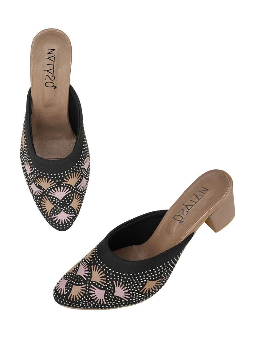 women black slip on mule - 22481708 -  Standard Image - 1