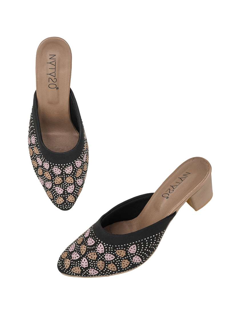 women black slip on mule - 22481711 -  Standard Image - 1