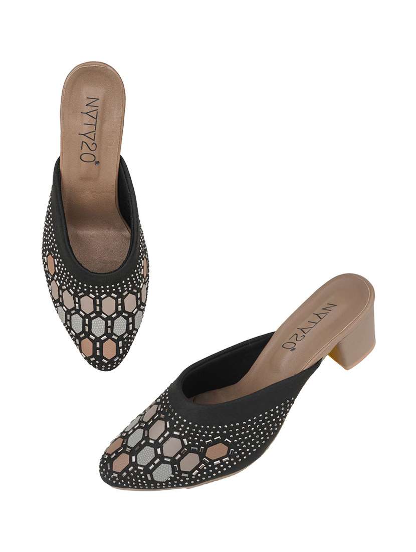 women black slip on mule - 22481712 -  Standard Image - 1