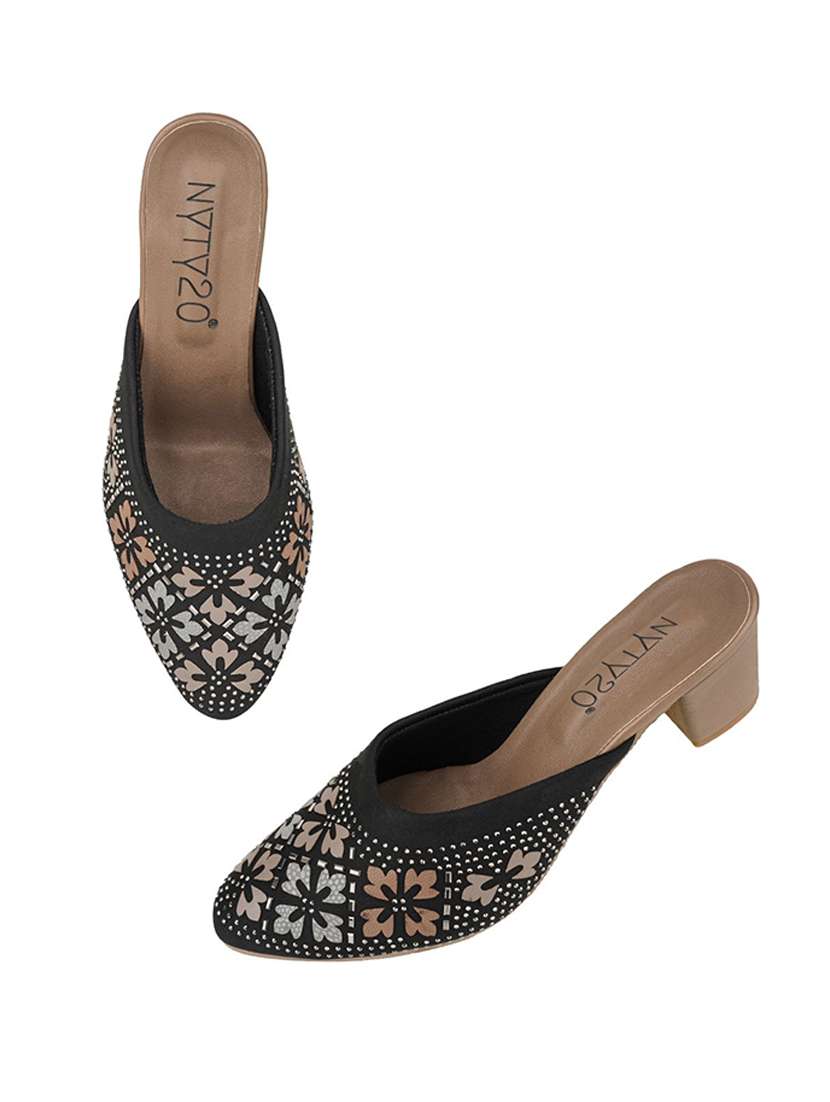 women black slip on mule - 22481713 -  Standard Image - 1