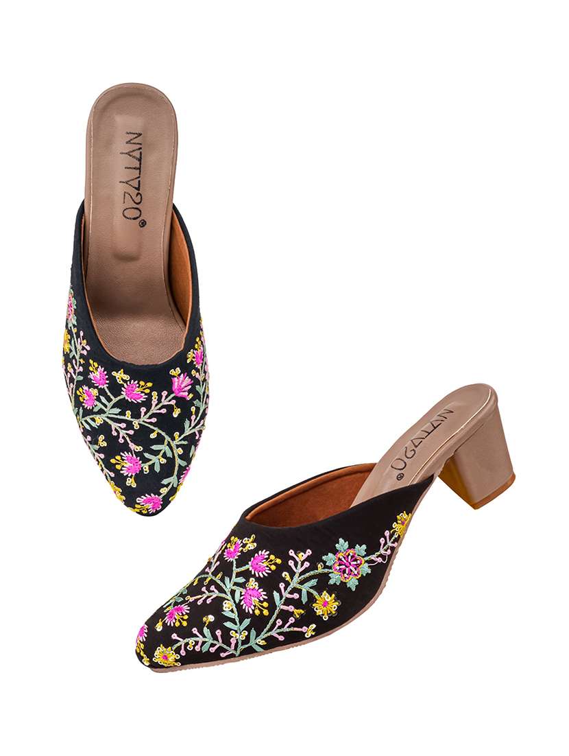 women black slip on mule - 22481715 -  Standard Image - 1