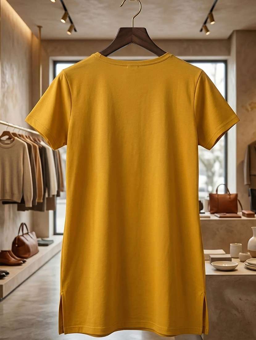 women solid short sleeve loungewear t-shirt - 22485947 -  Standard Image - 4