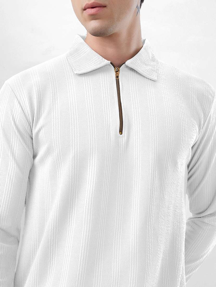 men self design long sleeve regular fit polo t-shirt - 22485977 -  Standard Image - 1