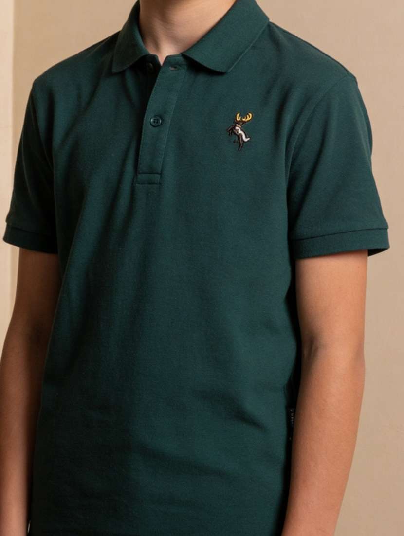 boys green cotton t-shirt - 22486032 -  Standard Image - 1