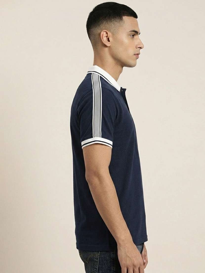 men solid short sleeve regular fit polo t-shirt - 22486189 -  Standard Image - 1