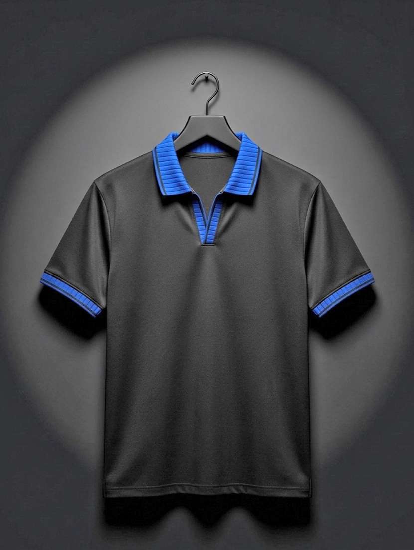 men solid short sleeve regular fit polo t-shirt - 22486193 -  Standard Image - 4