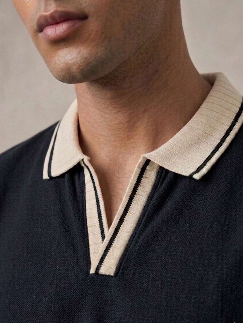 men solid short sleeve regular fit polo t-shirt - 22486194 -  Standard Image - 1