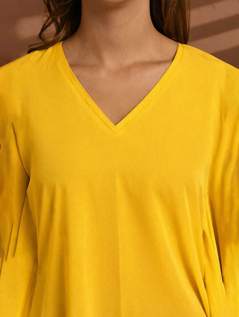 women solid kimono sleeve kaftan top - 22486234 -  Standard Image - 6