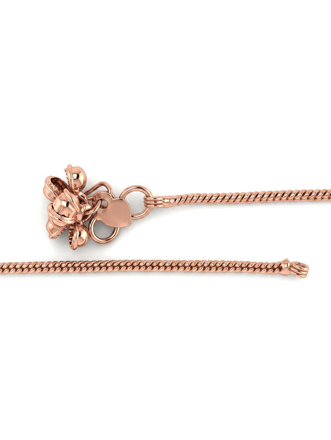 pure copper thin anklet for women payal pajeb - 22486255 -  Standard Image - 1