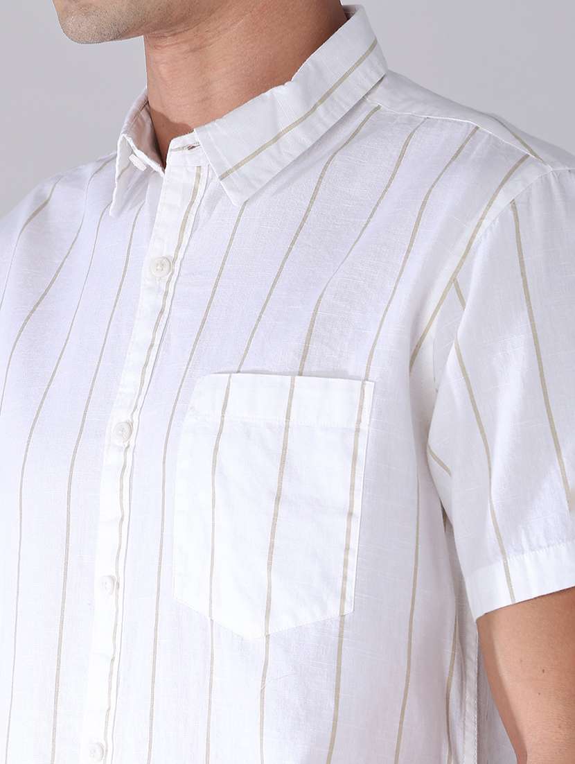 men printed short sleeves regular fit casual shirt - 22486446 -  Standard Image - 1