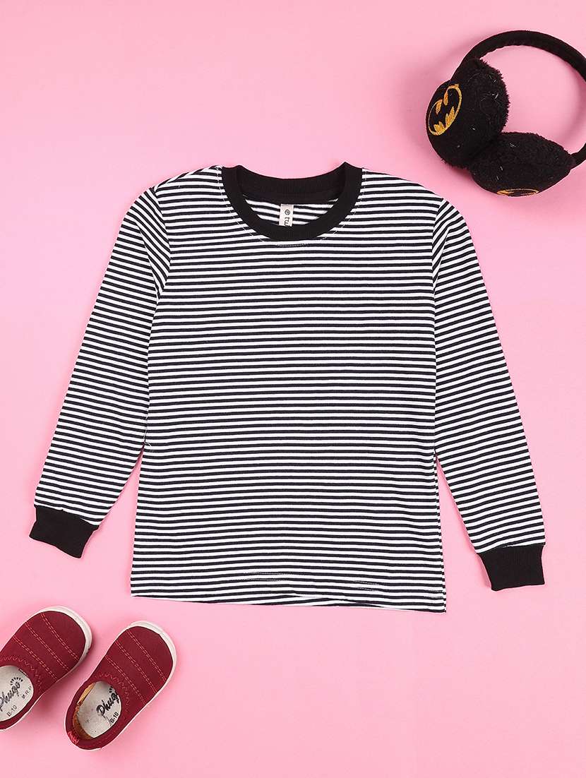 Boys Striped Long Sleeve T-shirt - 22486549 -  Standard Image - 1