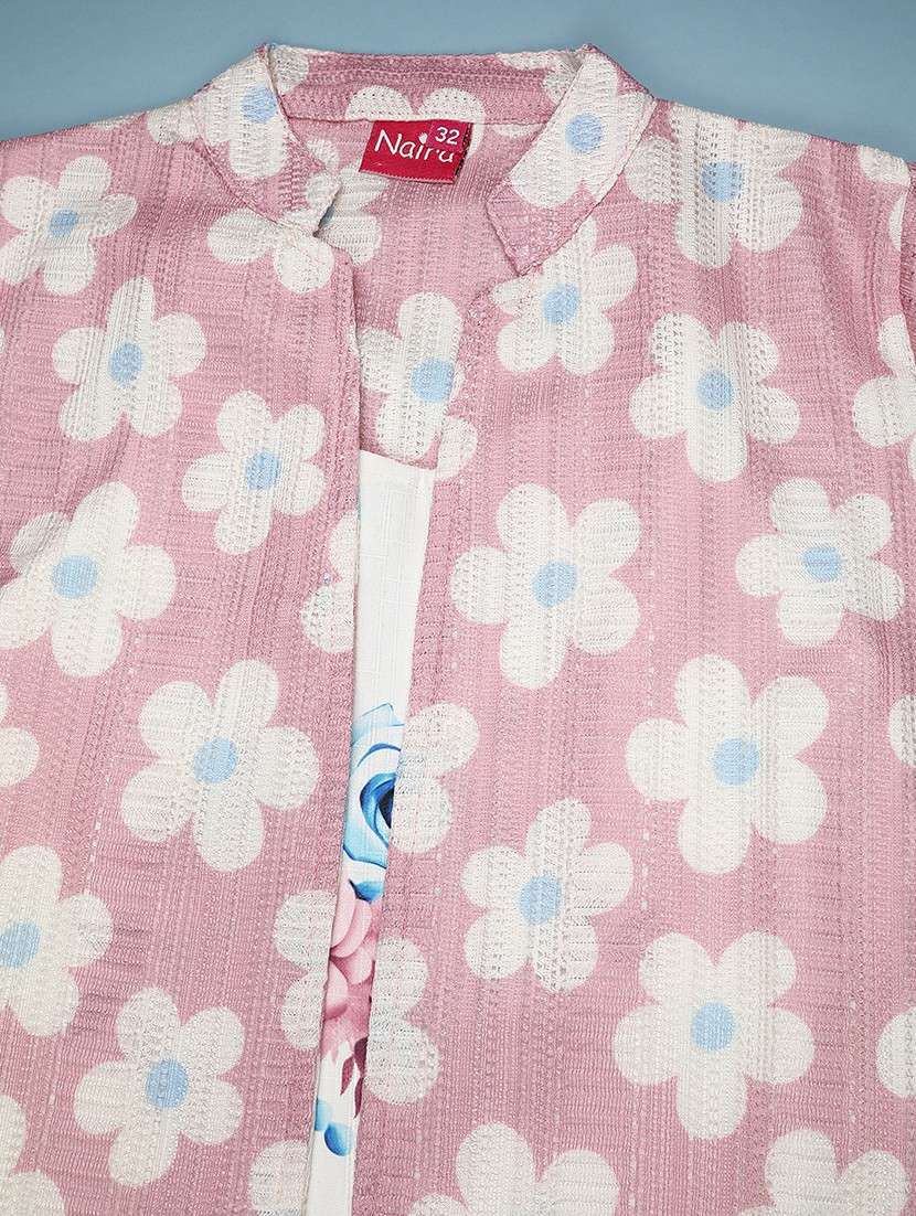 girls floral printed long sleeves top and trouser set - 22486572 -  Standard Image - 4
