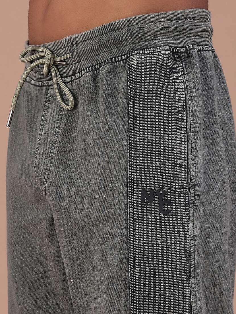 Men Textured Mid Rise Full Length Track Pant - 22486620 -  Standard Image - 1