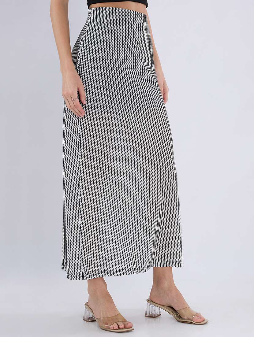 women multi polyester flared skirt - 22486713 -  Standard Image - 1