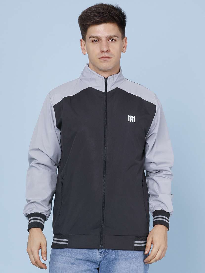 Boys Colourblocked Long Sleeves Bomber Jacket - 22489170 -  Standard Image - 1