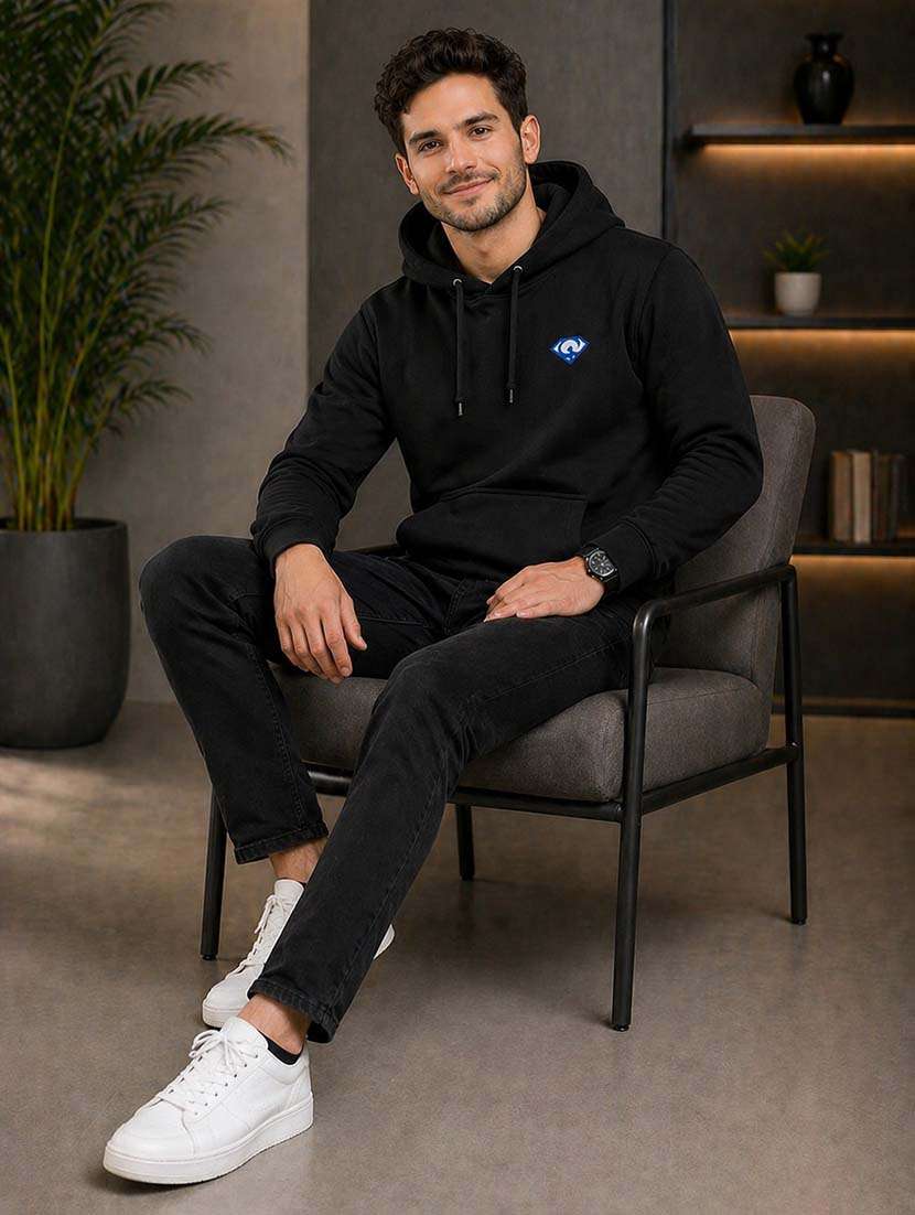men solid long sleeve regular fit sweatshirt - 22489405 -  Standard Image - 4