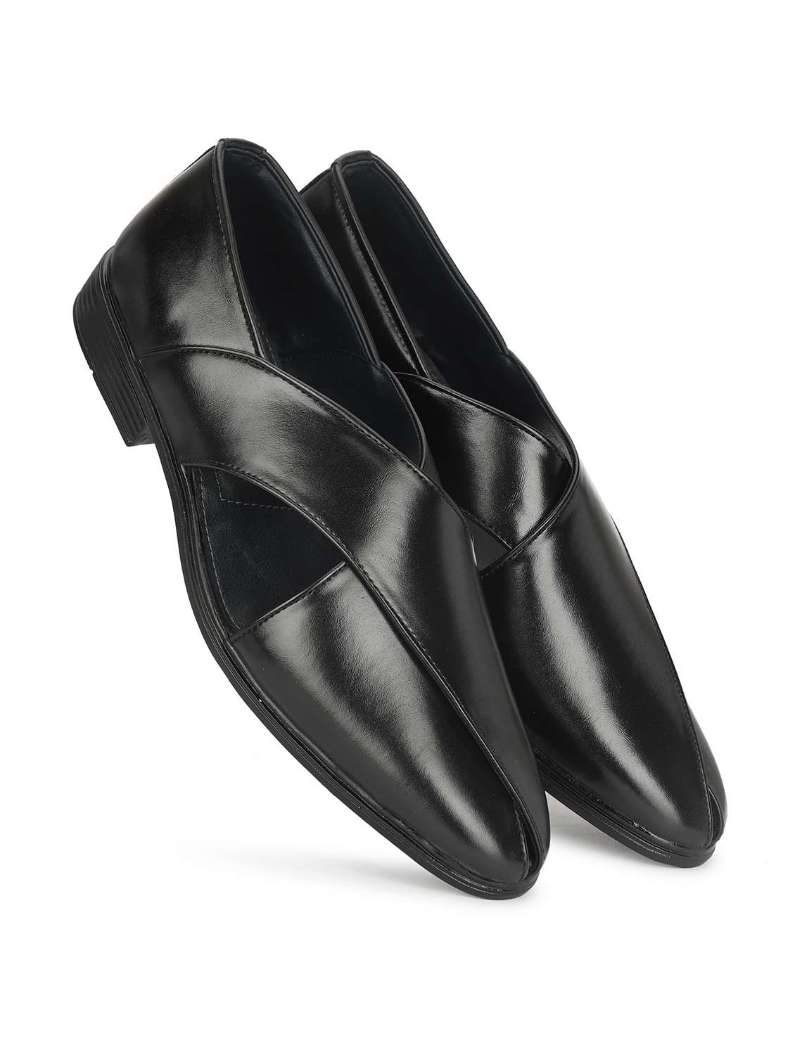 men black slip on sandal - 22489407 -  Standard Image - 1