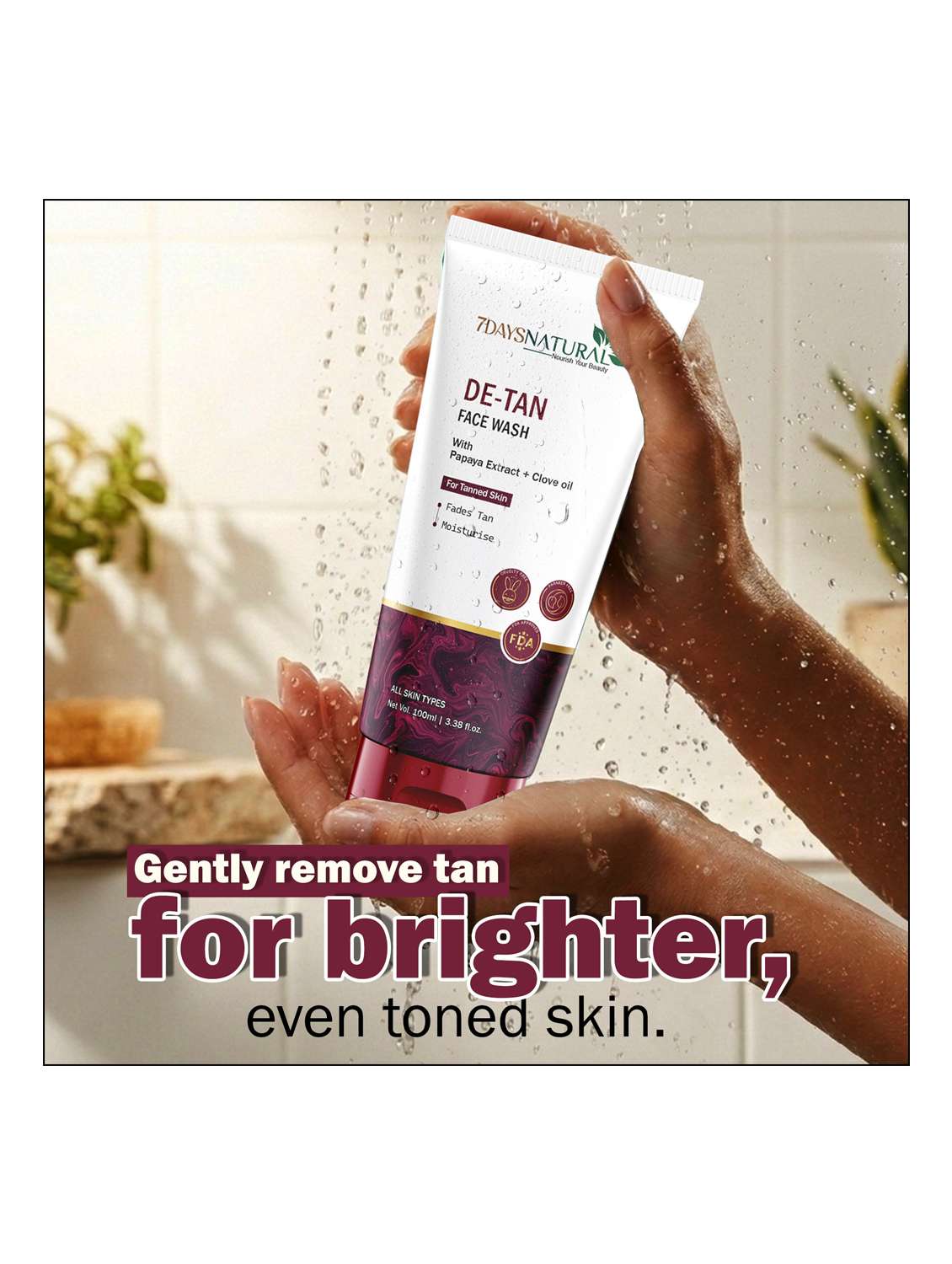 de- tan face wash - 22489414 -  Standard Image - 1