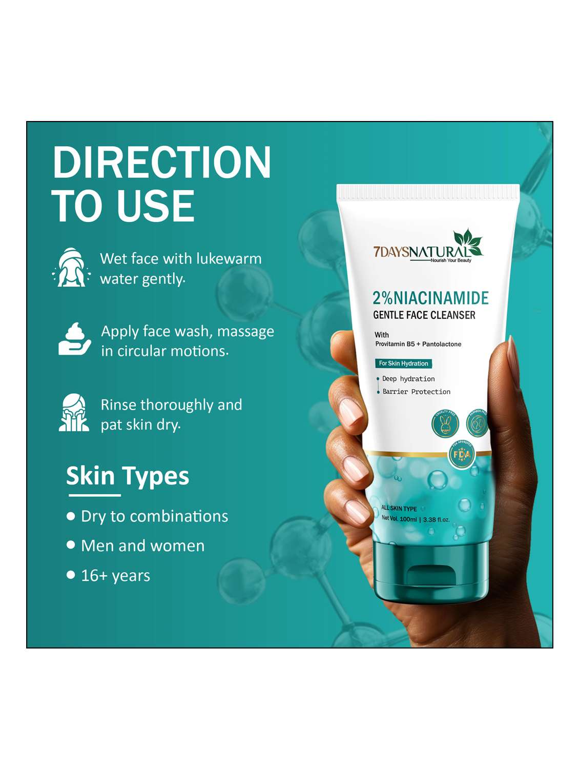 niacinamide face wash - 22489418 -  Standard Image - 4
