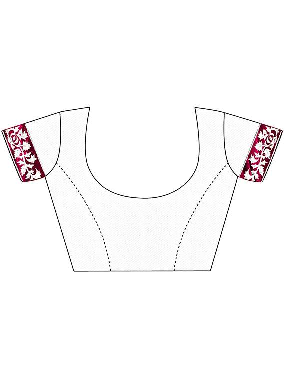 Women Self Design Half & Half Saree With Blouse - 22489501 -  Standard Image - 4