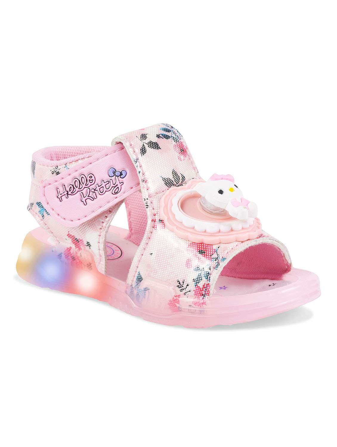 kids pink synthetic floater - 22489552 -  Standard Image - 1