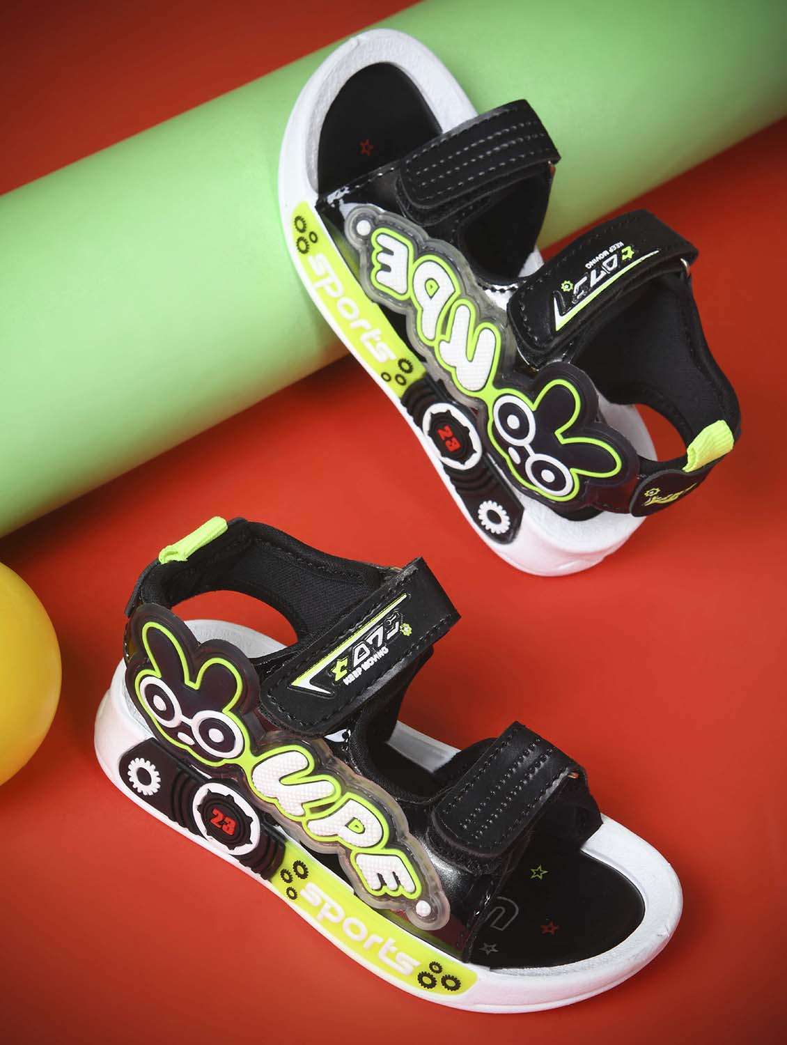 kids green synthetic floater - 22489641 -  Standard Image - 1