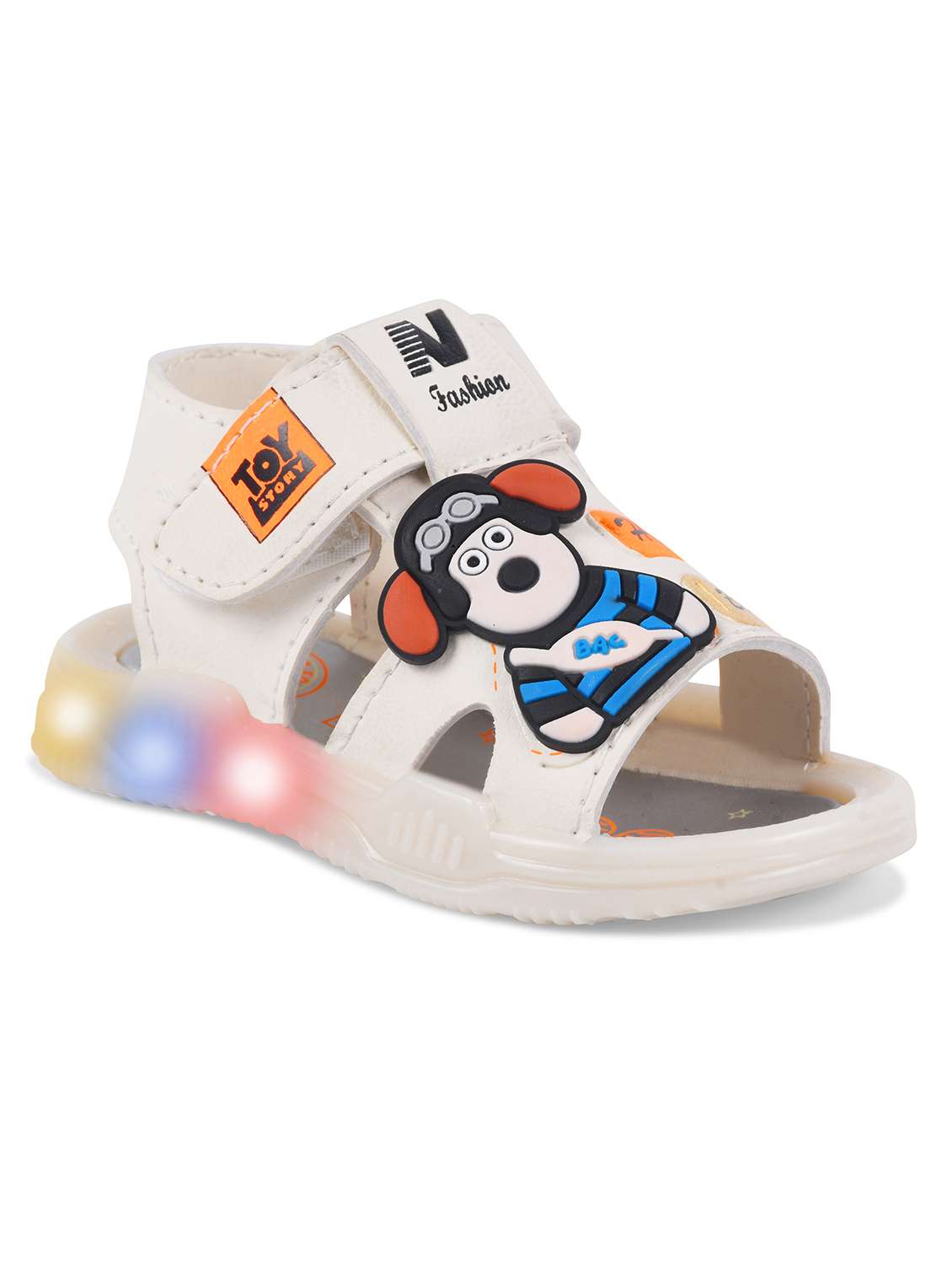 kids beige synthetic floater - 22489647 -  Standard Image - 1