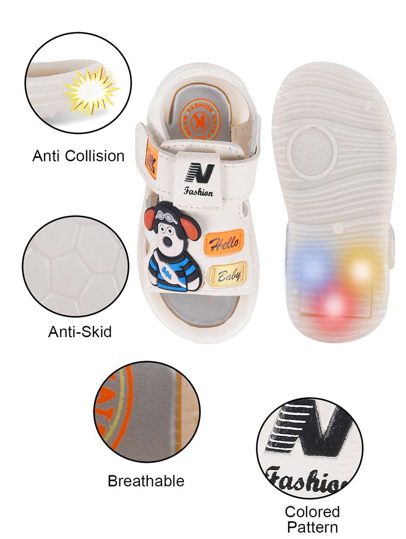 kids beige synthetic floater - 22489647 -  Standard Image - 4