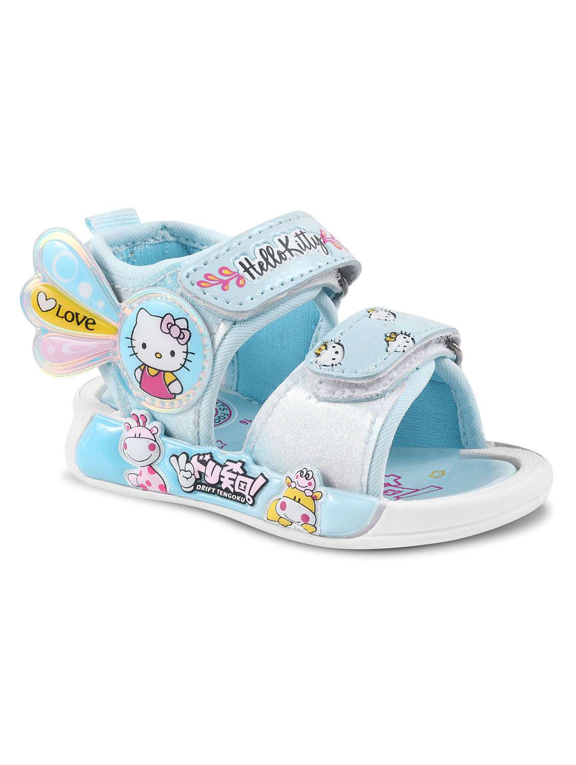 kids light blue synthetic floater - 22489650 -  Standard Image - 1