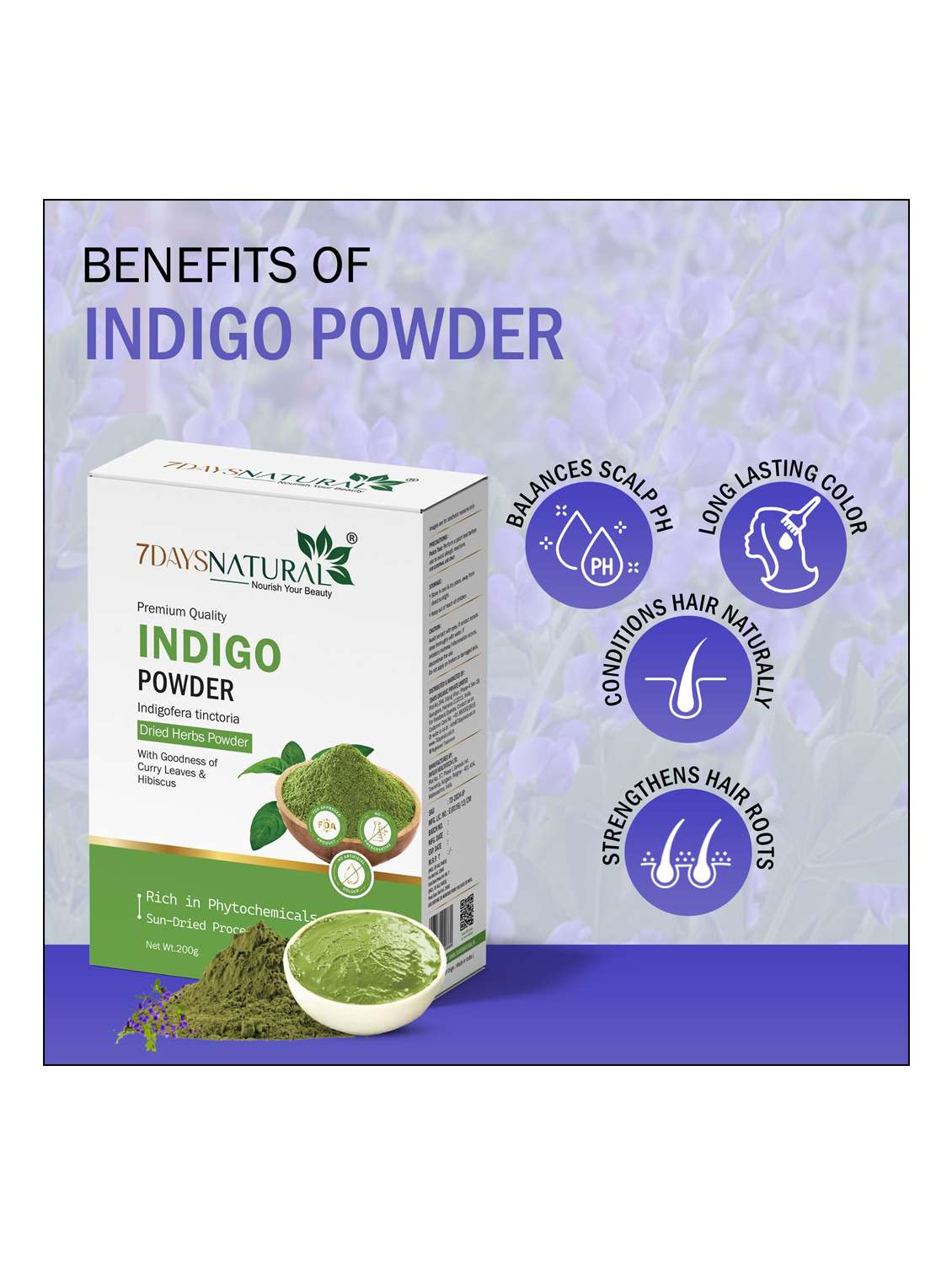 indigo powder - 22489818 -  Standard Image - 1