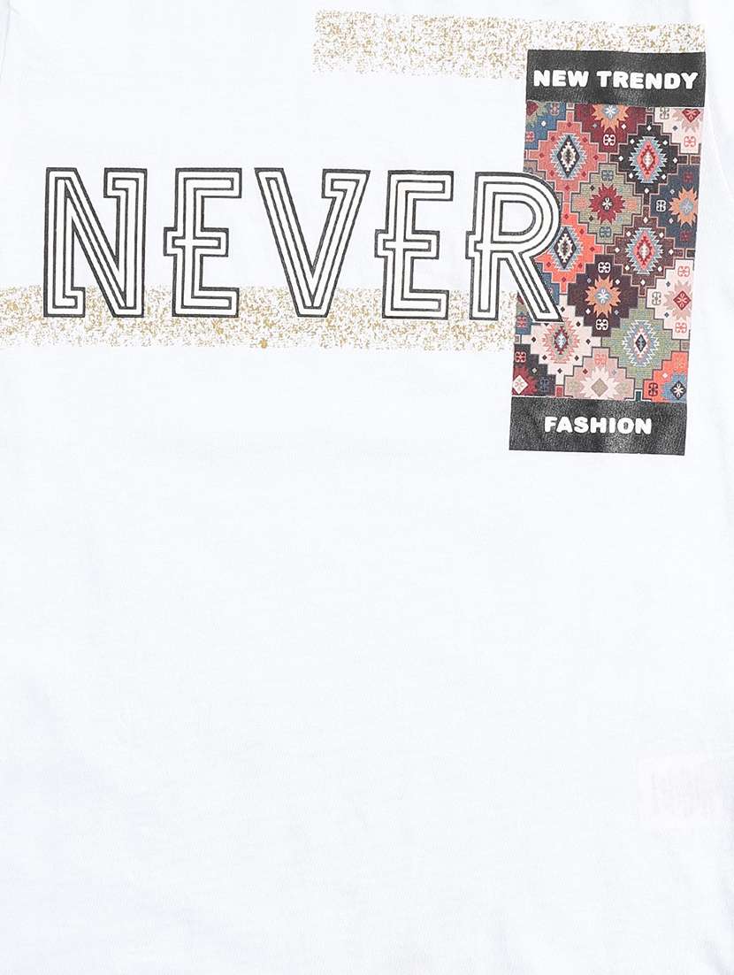 boys printed short sleeves regular fit t-shirt - 22490583 -  Standard Image - 4