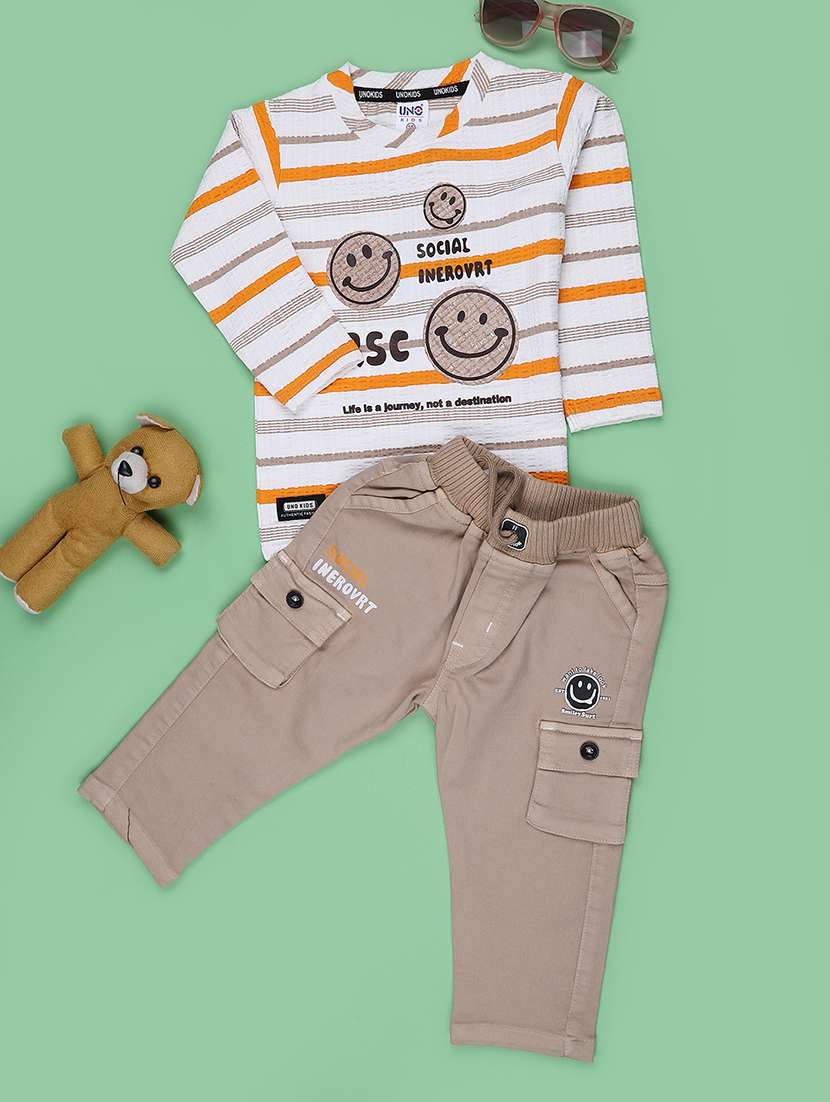 Boys Printed Long Sleeves Full Length Set - 22490757 -  Standard Image - 1