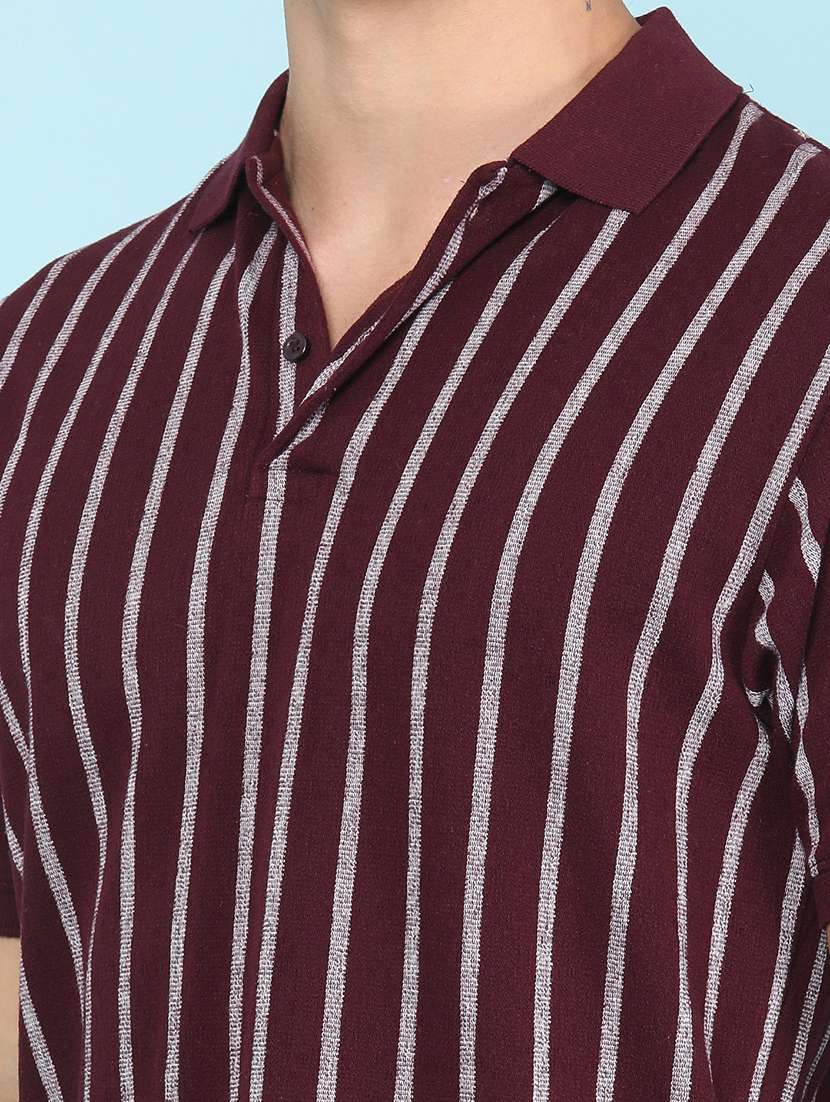 Men Printed Short Sleeves Polo T-shirt - 22491027 -  Standard Image - 1