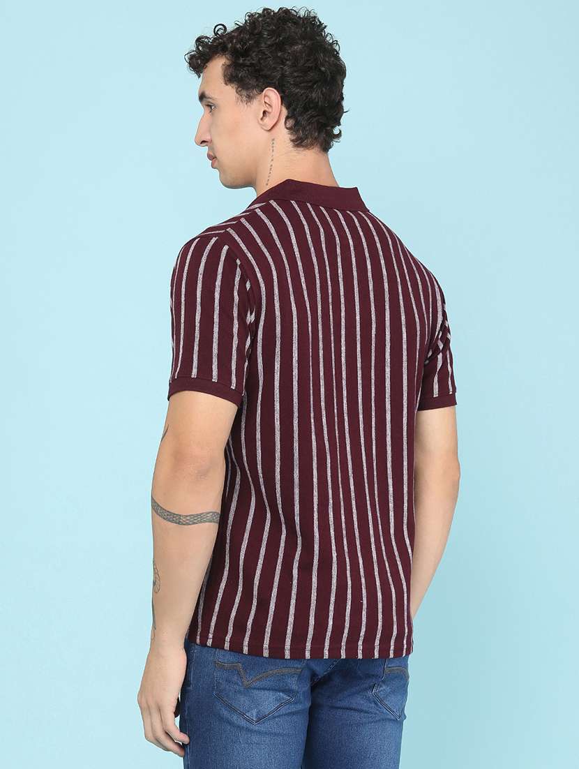 Men Printed Short Sleeves Polo T-shirt - 22491027 -  Standard Image - 4