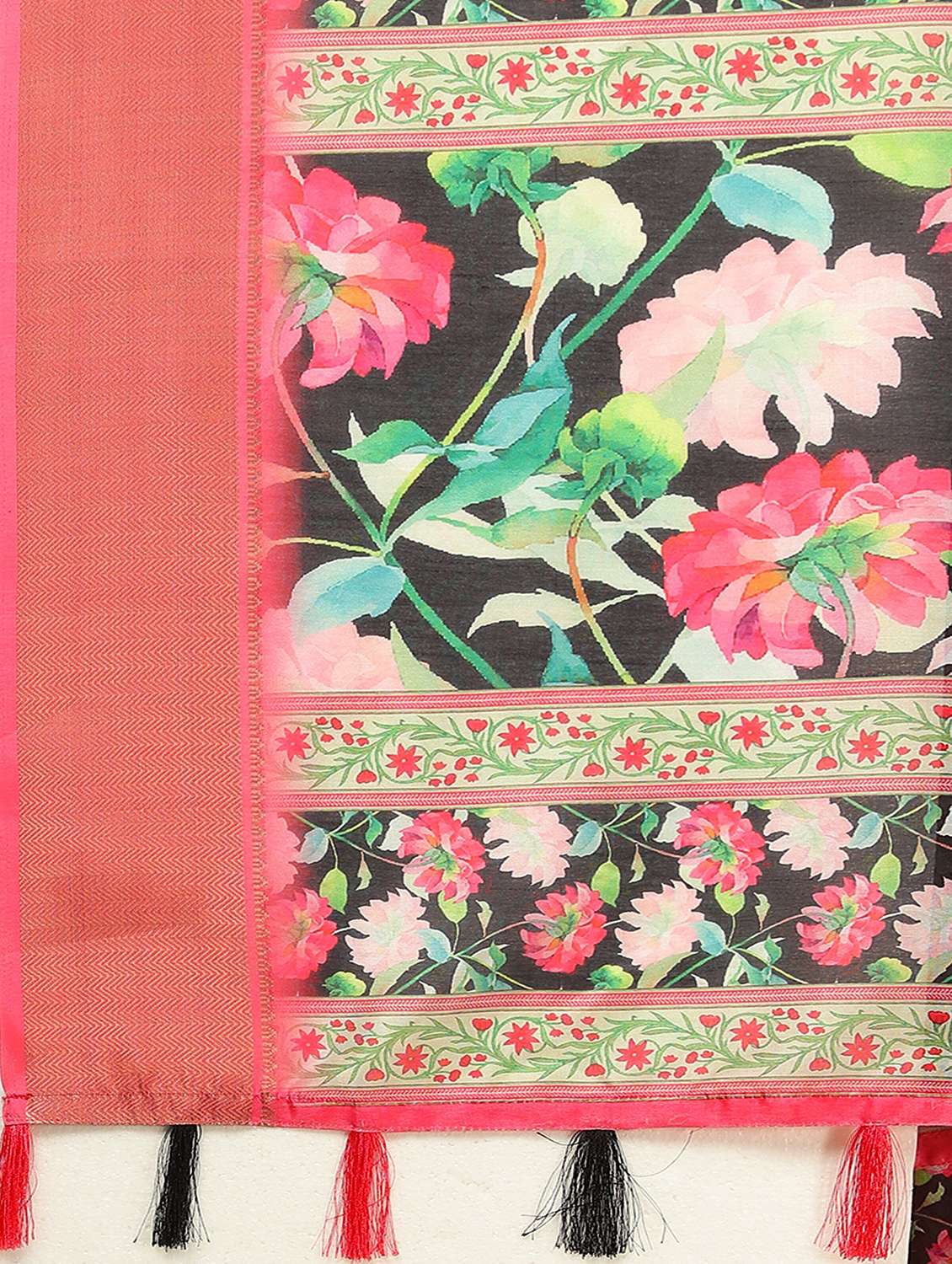 women printed casual wear saree with blouse - 22491567 -  Standard Image - 4