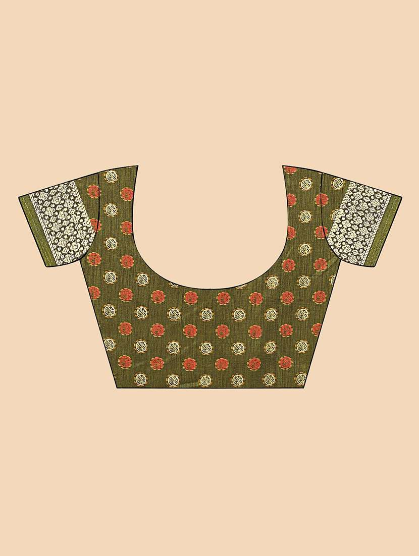 women printed casual wear saree with blouse - 22491576 -  Standard Image - 4