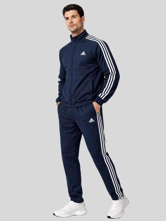 men side striped long sleeve full length track suit - 22491811 -  Standard Image - 1