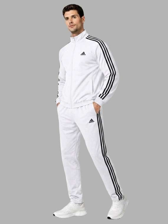 men side striped long sleeve full length track suit - 22491813 -  Standard Image - 1