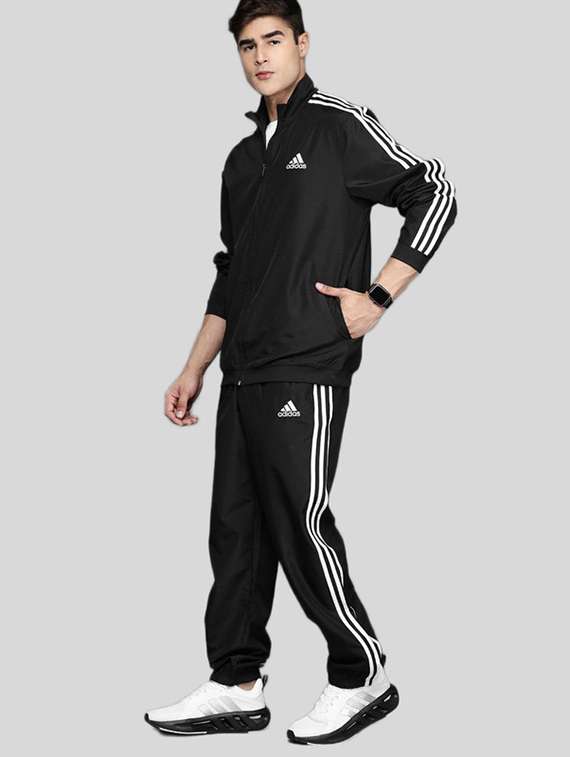 men side striped long sleeve full length track suit - 22491822 -  Standard Image - 1