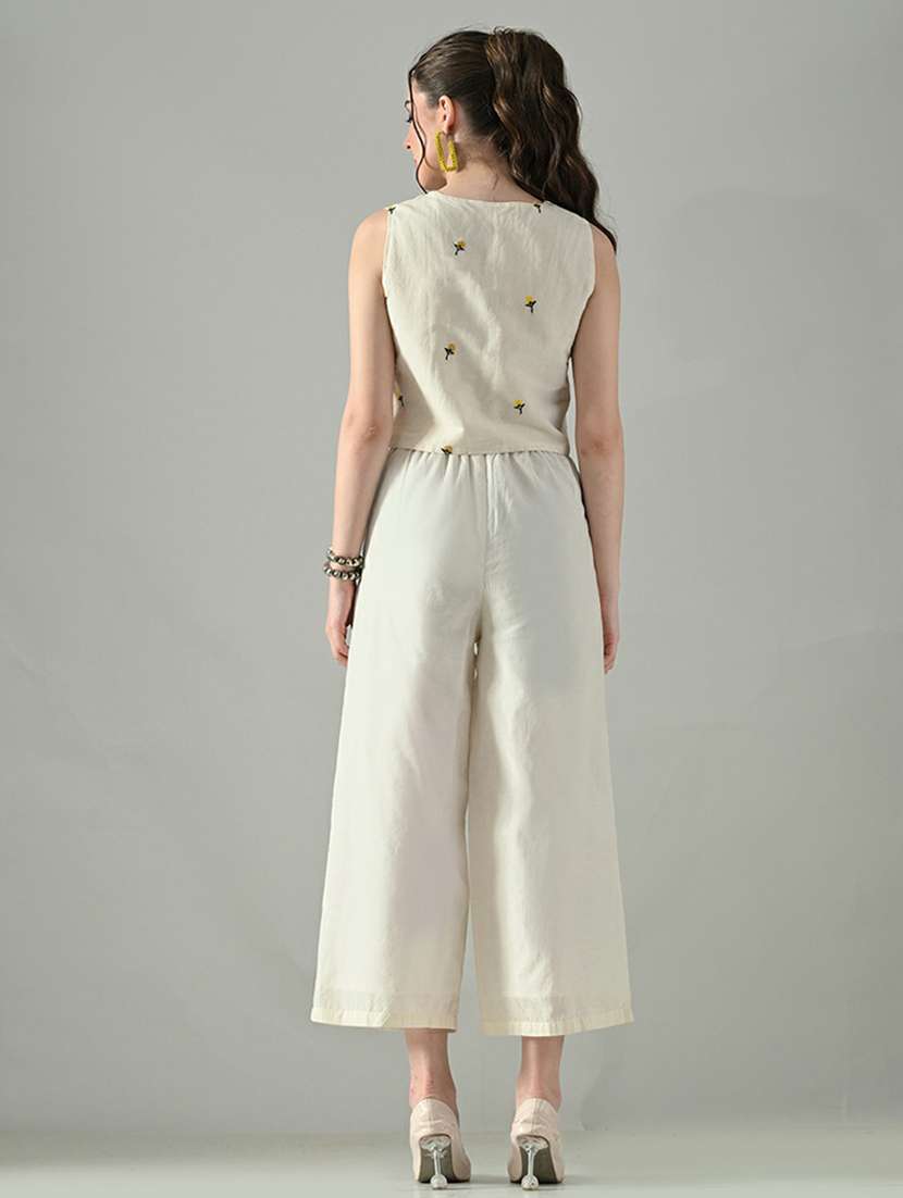 women embroidered sleeveless vest top - 22494734 -  Standard Image - 4