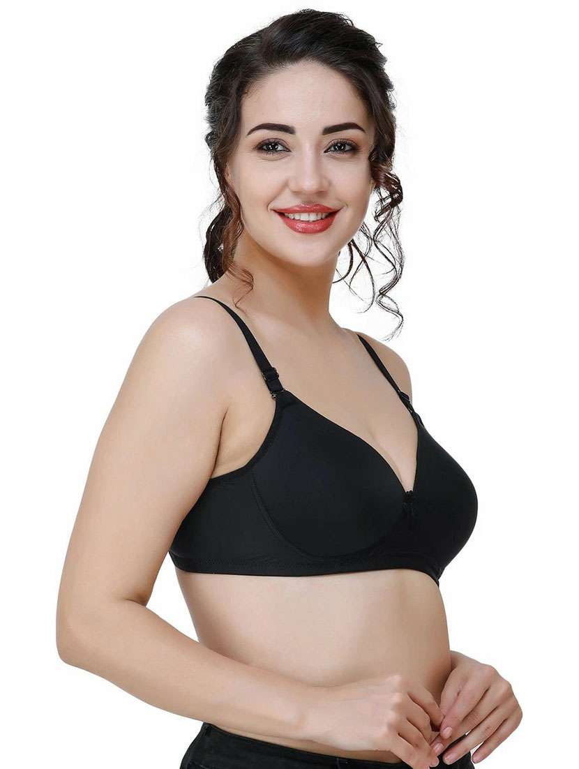 women solid regular bra - 22494935 -  Standard Image - 1